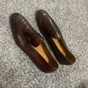 Magnanni Tonio Bit Loafer 20309 Dark Brown Leather Size 13 M $375